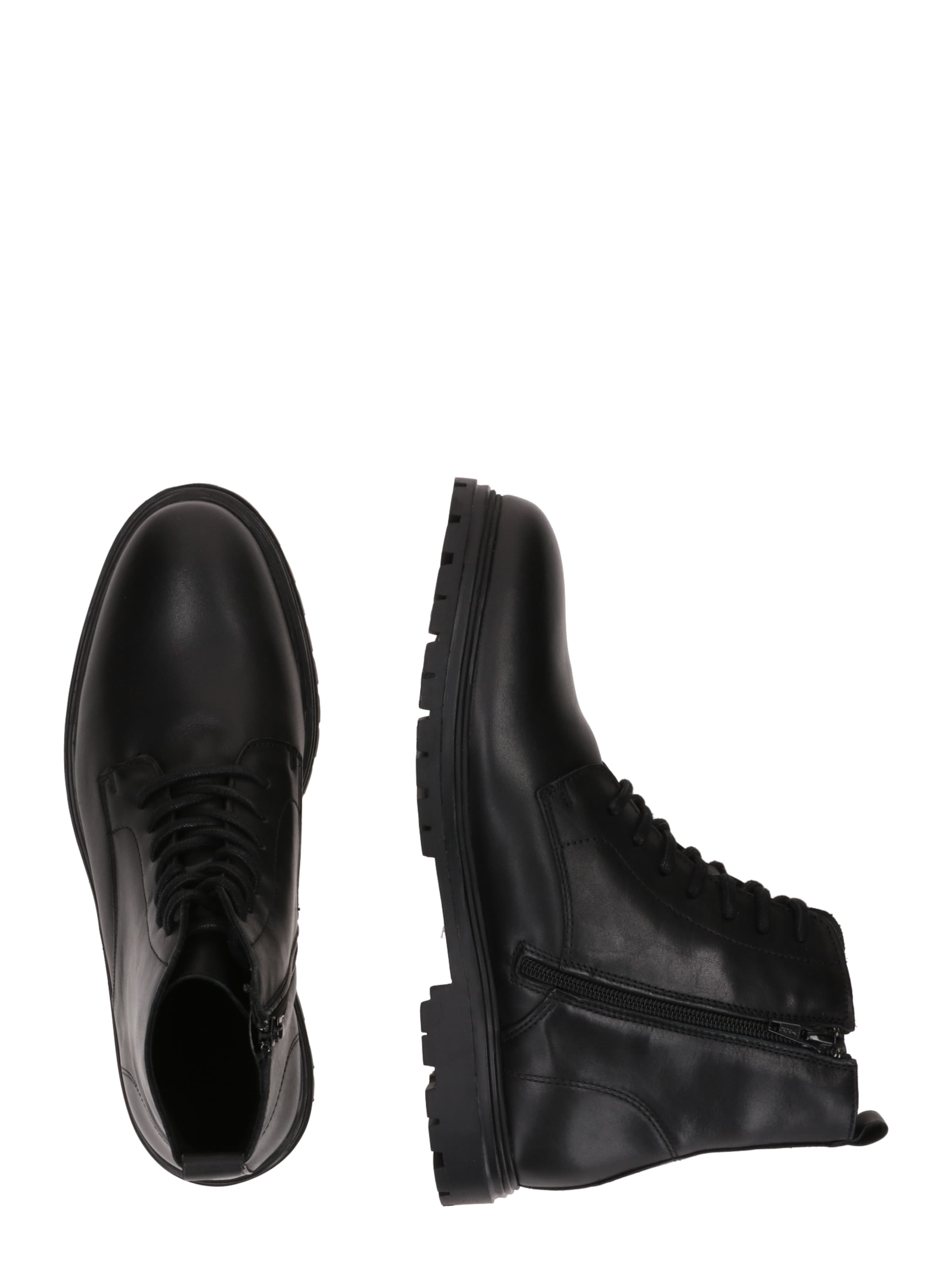 ABOUT YOU Ботинки на шнуровке 'Maurice' в Черный