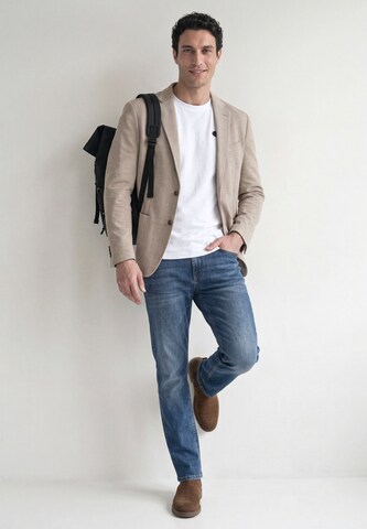 Street One MEN Regular fit Business Blazer in Beige
