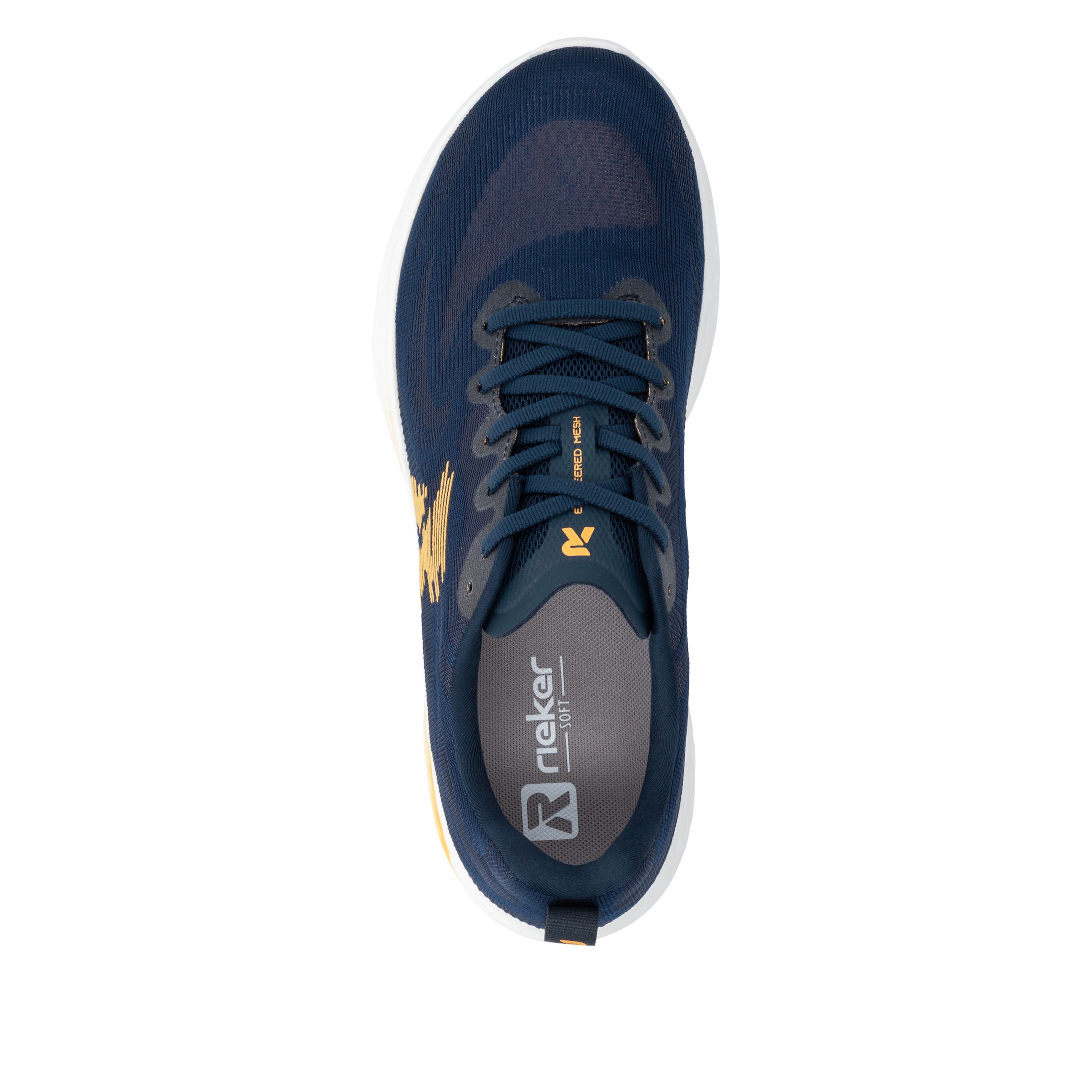 Baskets basses Rieker en bleu