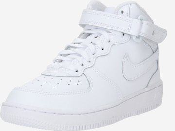 Baskets 'Force 1' Nike Sportswear en blanc : devant