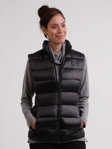 CASH-MERE.CH Vest i sort: forside
