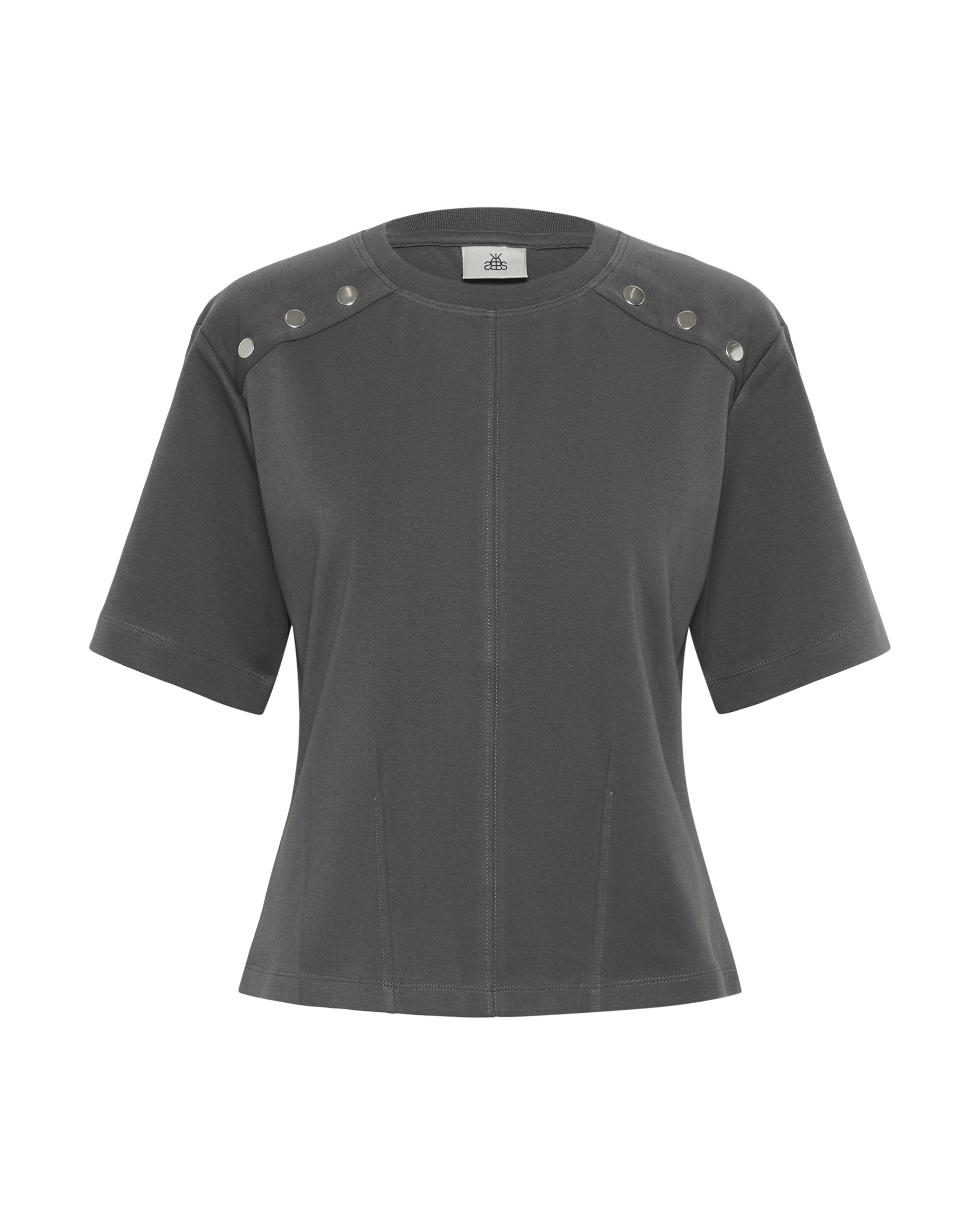 KAREN BY SIMONSEN T-Shirt 'KBDella' in Grau: Vorderseite