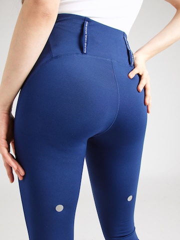 ASICS Skinny Workout Pants 'ROAD' in Blue