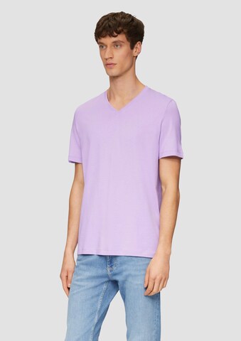 s.Oliver Shirt in Lila: voorkant