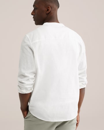 WE Fashion Regular Fit Skjorte i hvid