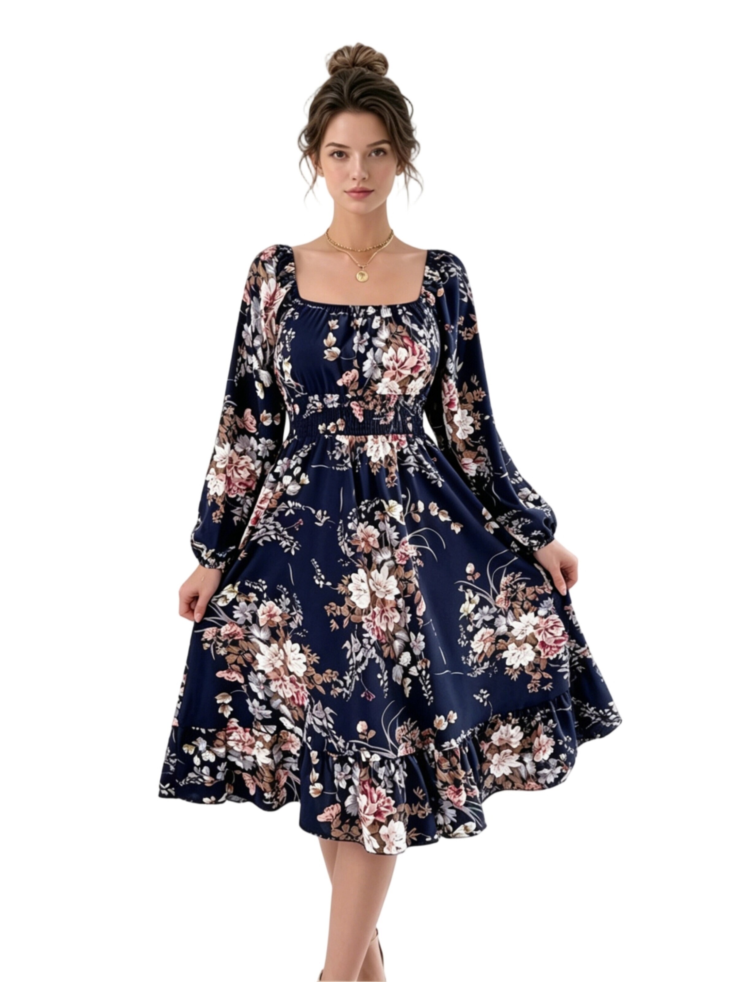 Yesfashion Kleid‌‌‌‌‌‌‌‌ in Blau