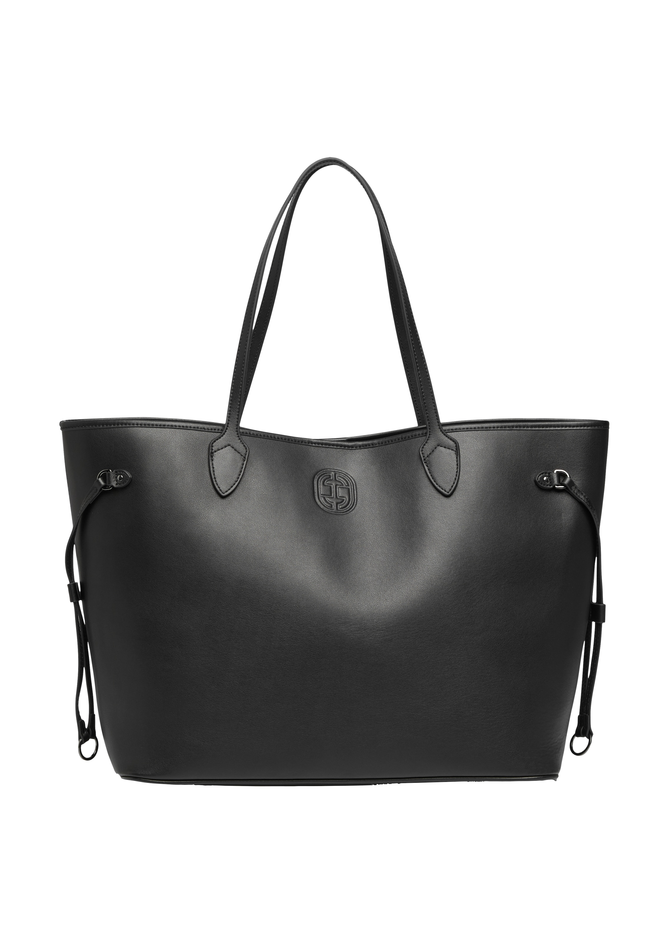 Cabas COMMA en noir : devant