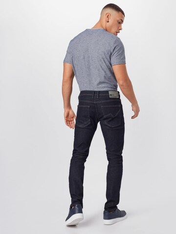 Coupe slim Jean 'Piers' TOM TAILOR DENIM en bleu