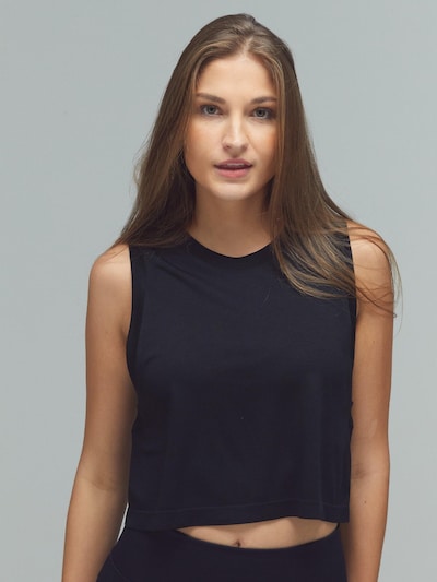 DRILLS Apparel Sporttop 'FLXFLOW Layer Top'‌‌‌‌‌‌‌‌‌ in S in schwarz, Produktansicht