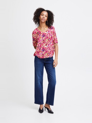 ICHI - Blusa 'Marrakech' em mistura de cores
