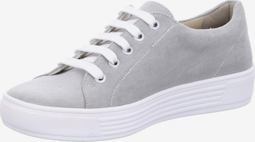 SOLIDUS Athletic Lace-Up Shoes in Grey: front