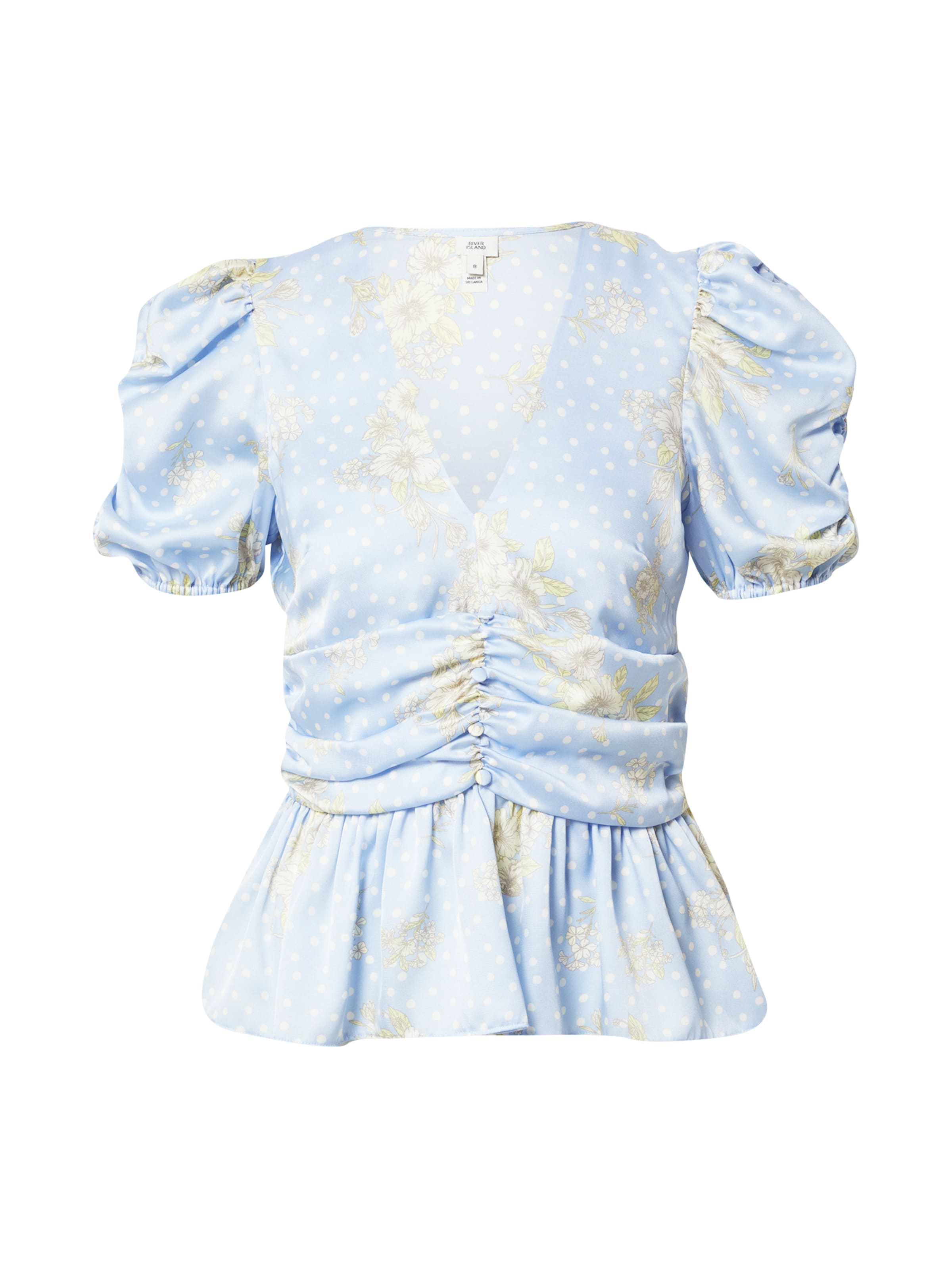 River Island Тениска в синьо: отпред