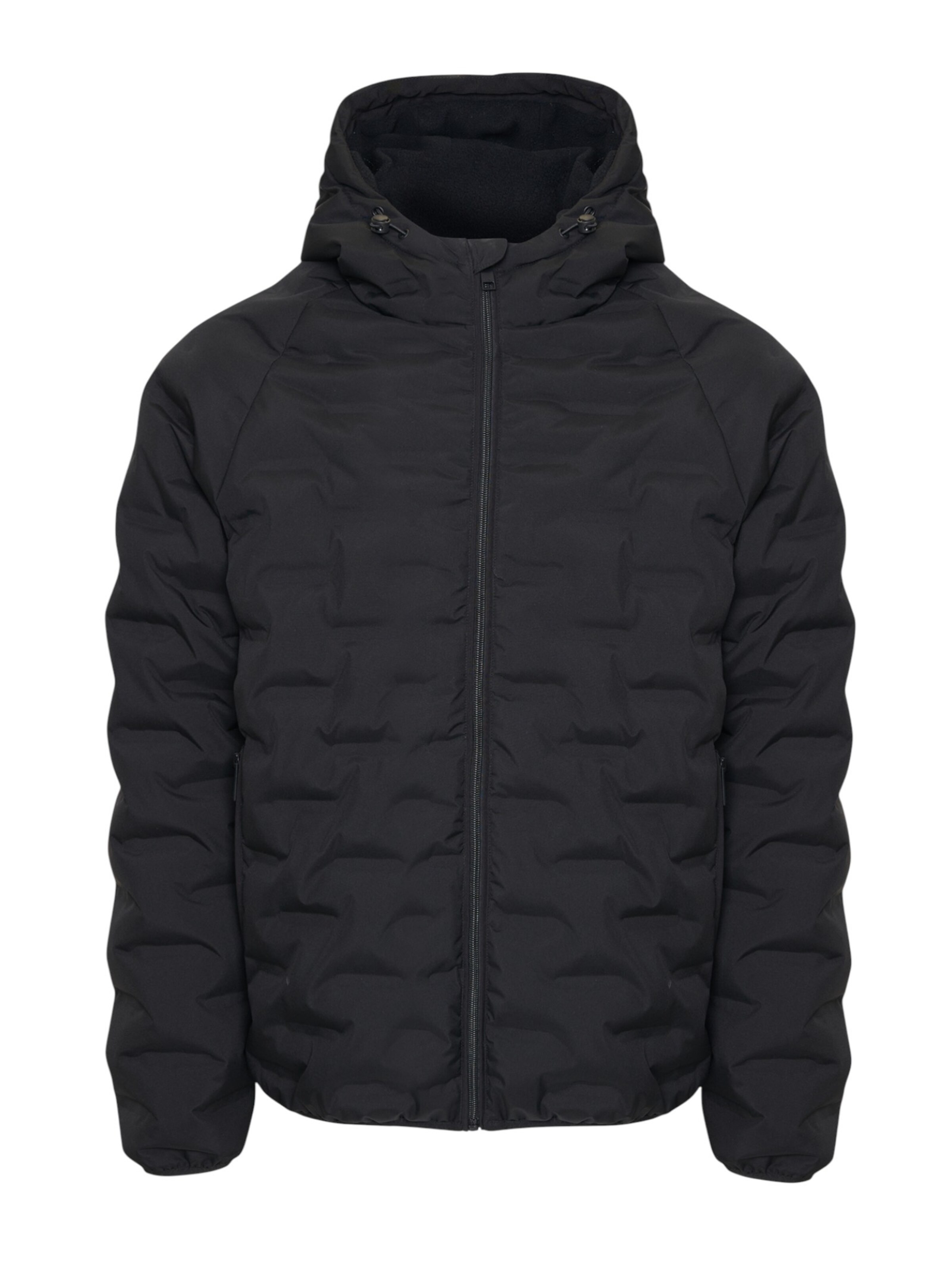 Threadbare Jacke 'Ancash' in Schwarz: Vorderseite