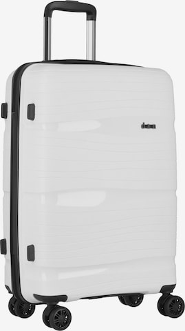 D&N Suitcase Set 'Travel Line 4300' in White