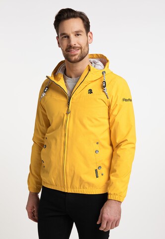Schmuddelwedda Between-season jacket 'Halee' in Yellow: front