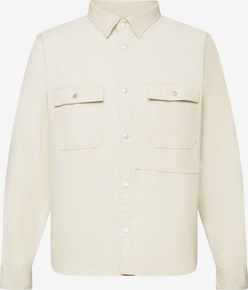 ESPRIT Button Up Shirt in Beige: front