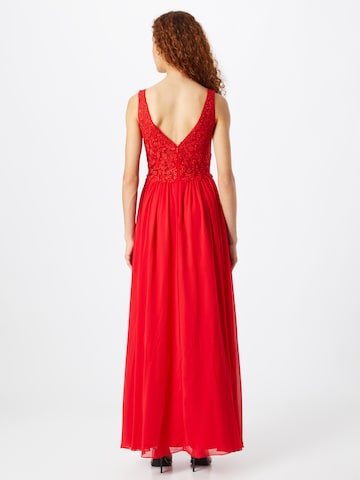 mascara Evening Dress in Red