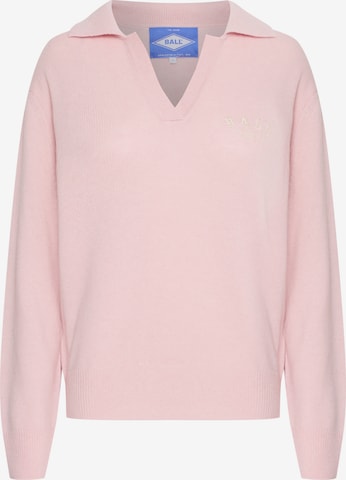 Ball Pullover 'TARDELLI' i pink: forside