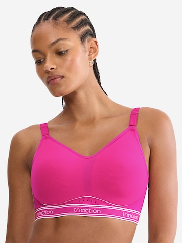 Triumph Triaction Bralette Bra 'Cardio Breeze' in Pink