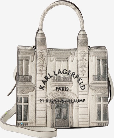 One Size dydžio Rankinė 'Maison de Karl' iš Karl Lagerfeld, spalva – marga smėlio spalva / rusvai pilka / margai pilka, Prekių apžvalga