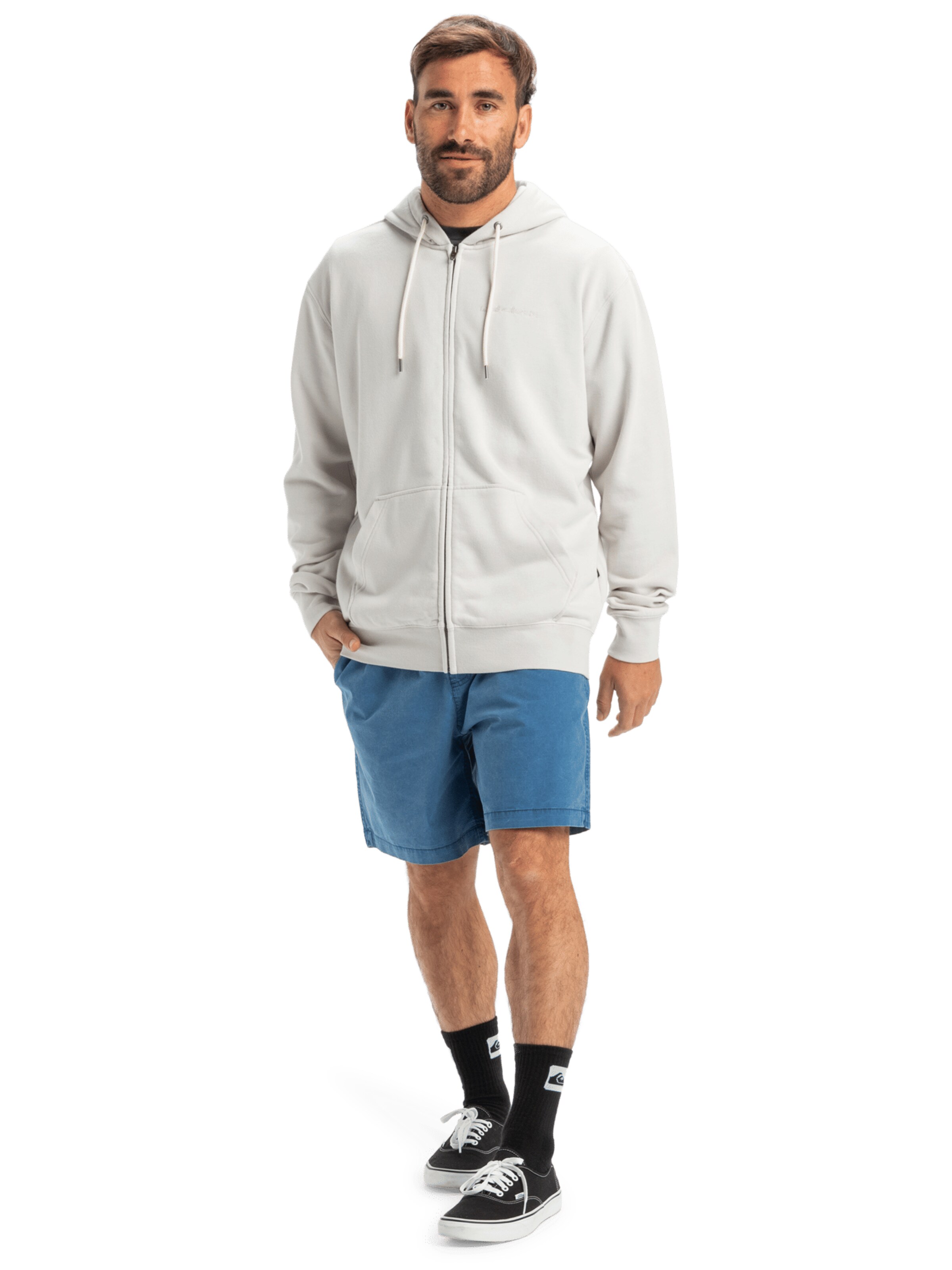 Veste en polaire 'Salt Water' QUIKSILVER en blanc