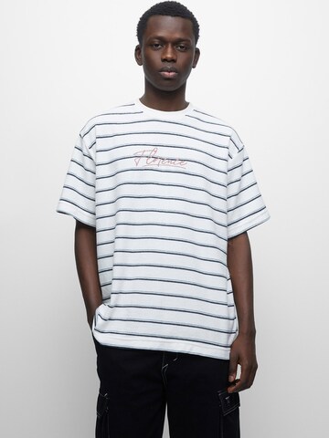Pull&Bear T-Shirt in Weiß: Vorderseite
