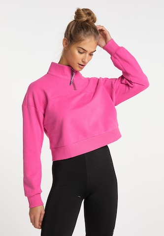 Sweat-shirt myMo ATHLSR en rose : devant