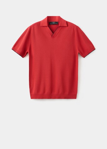 MANGO MAN Poloshirt 'Milo' in Rot