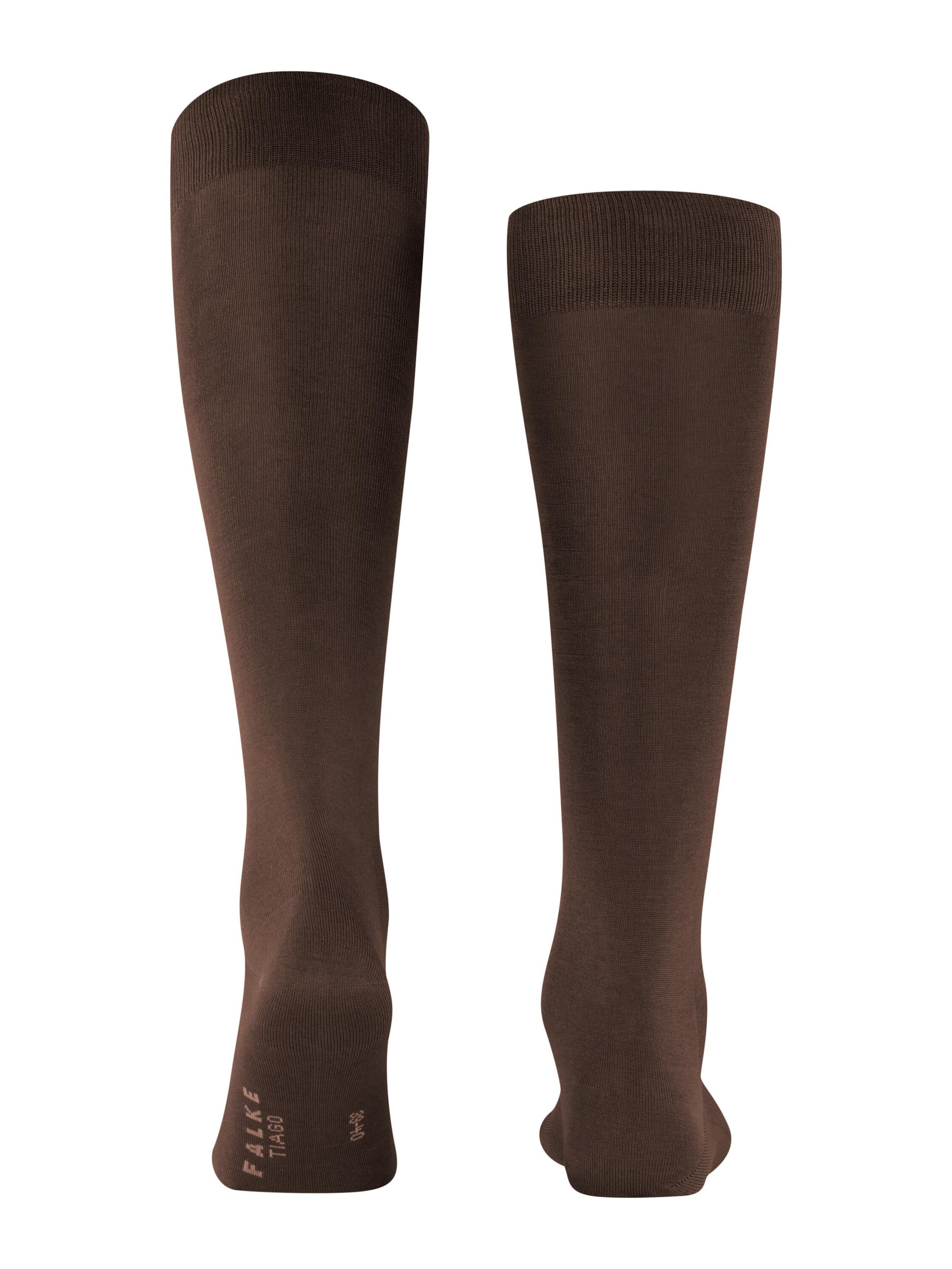 FALKE Knee High Socks 'Tiago' in Brown