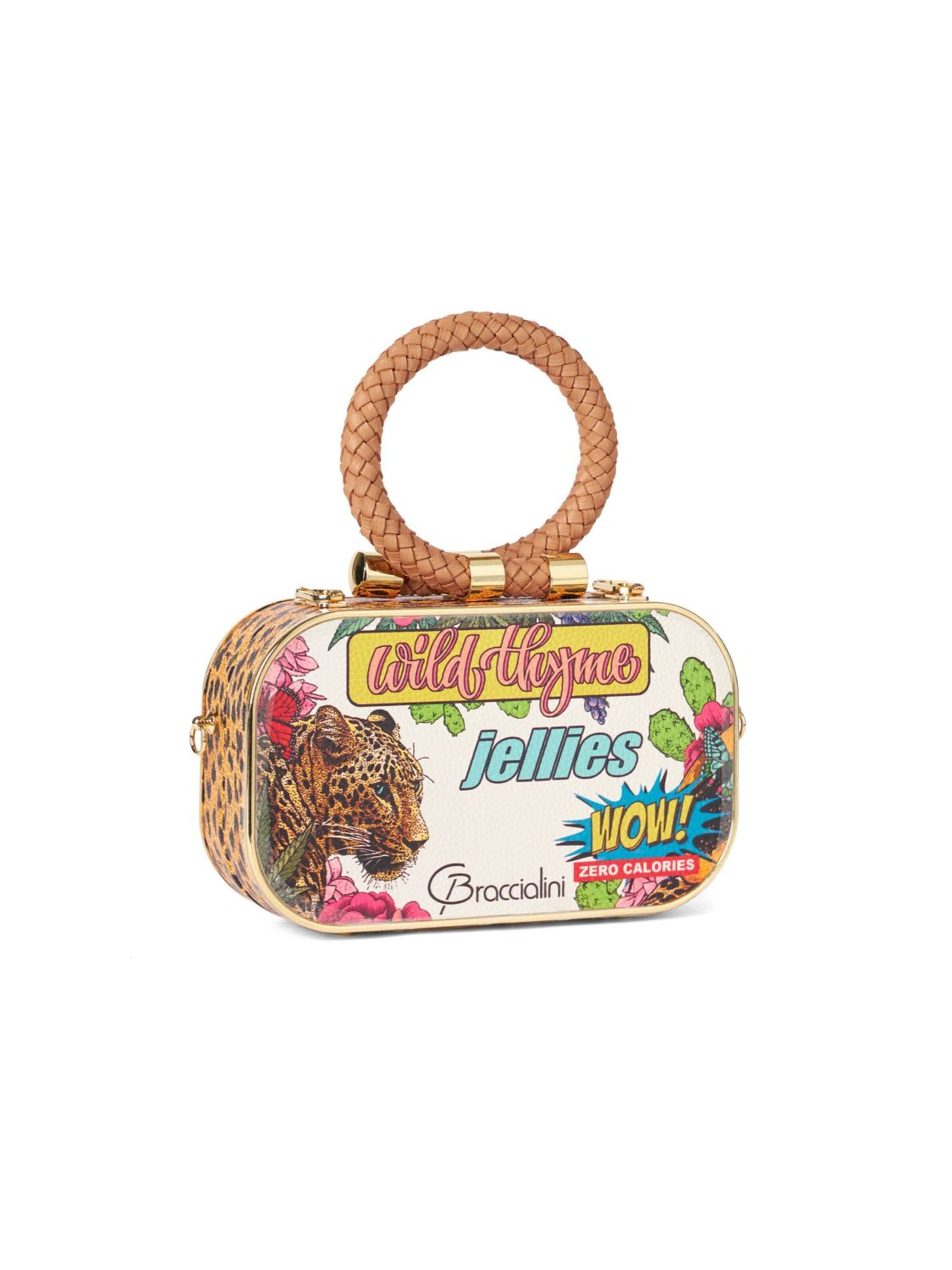 Braccialini - Bolso de noche 'Tema Sardine Jellies' en blanco
