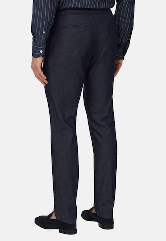 Coupe slim Pantalon Boggi Milano en bleu