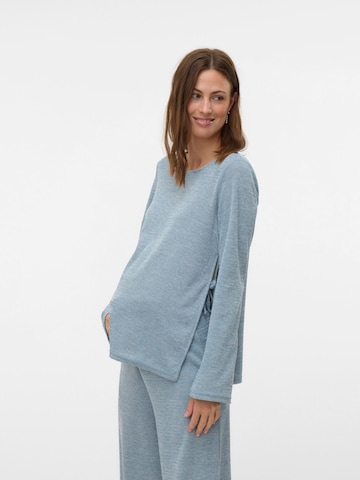 Pull-over MAMALICIOUS en bleu : devant