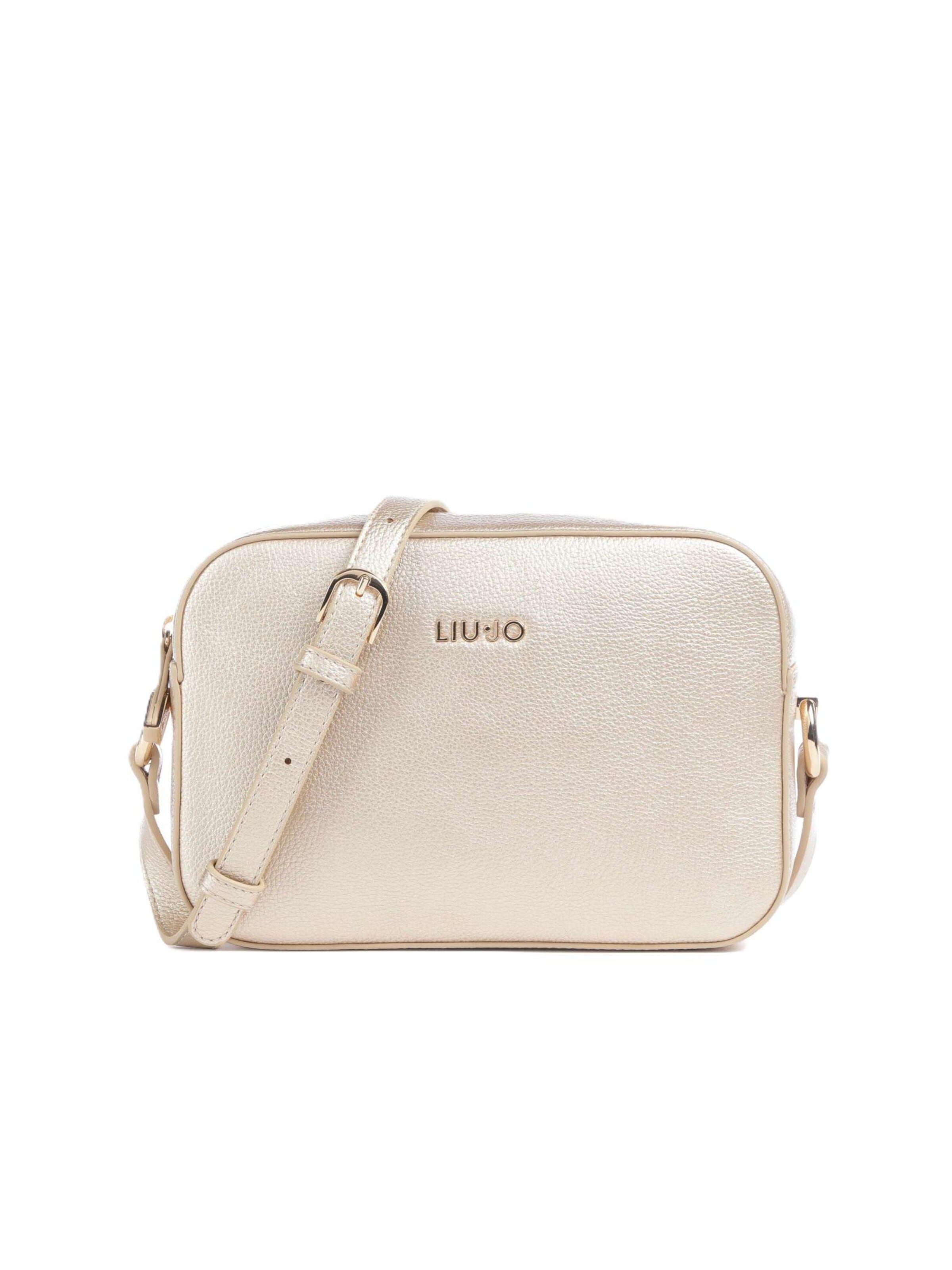 Borsa a tracolla 'AF6211 E1019' di Liu Jo in oro: frontale