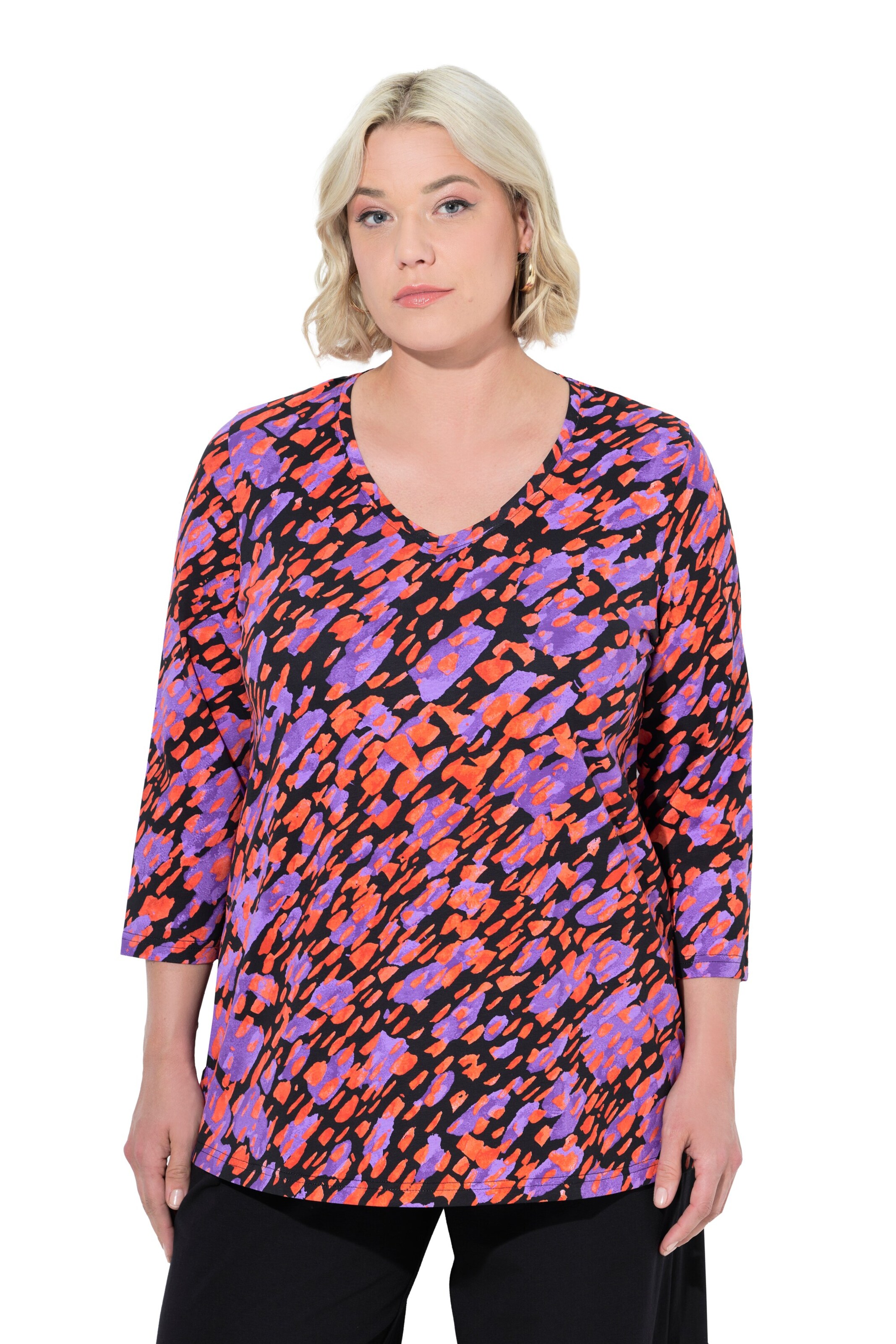 Ulla Popken Shirt in Mixed colours: front