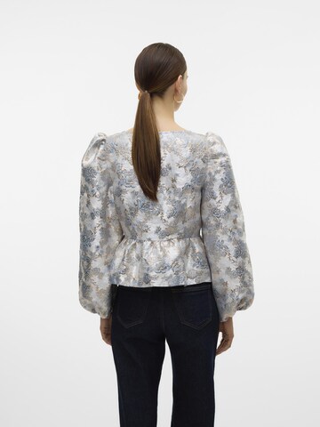 VERO MODA Bluse 'VMSally' i sølv