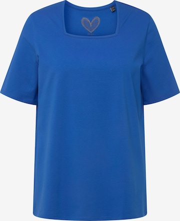 Ulla Popken Shirt in Blauw: voorkant