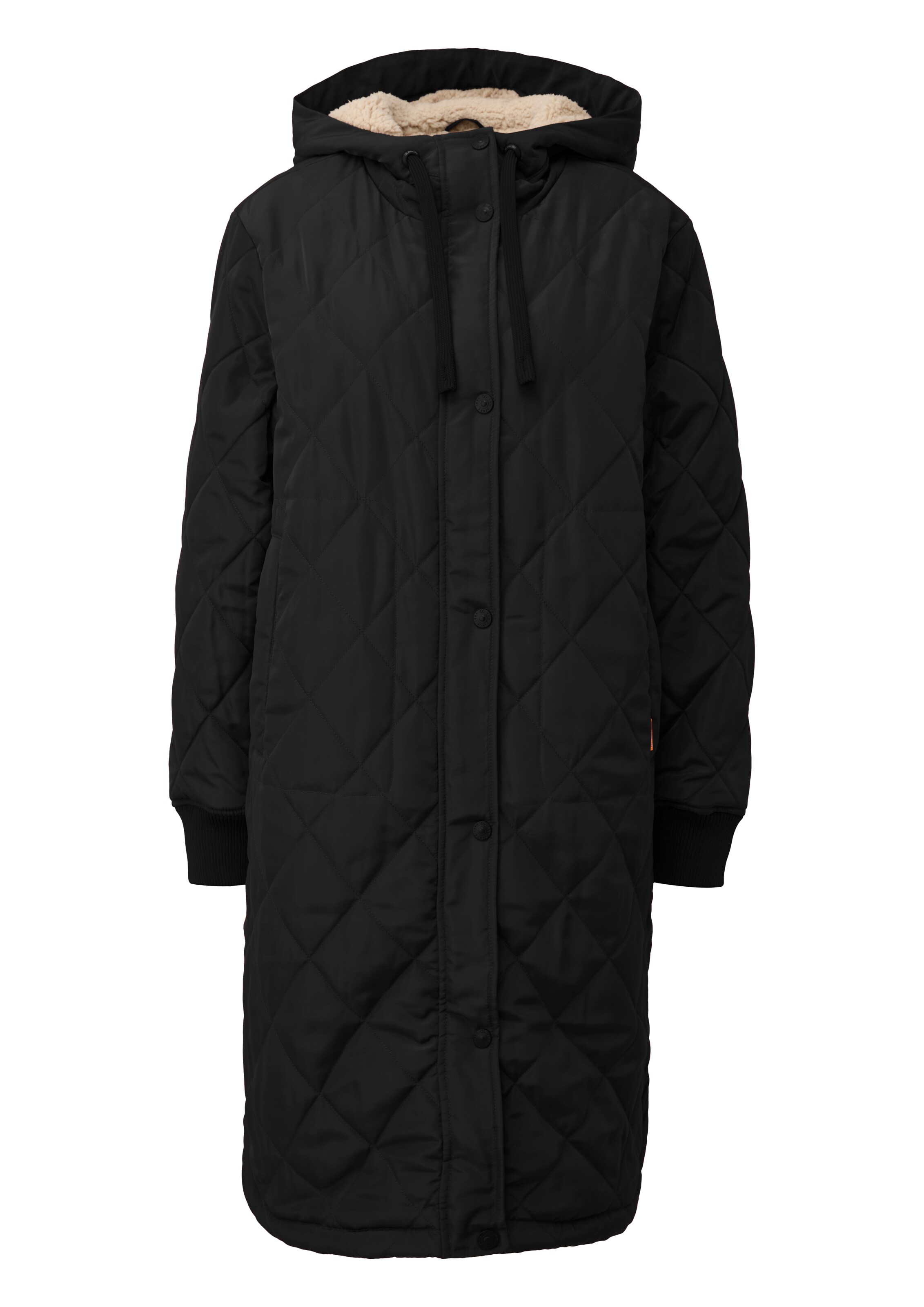 QS Wintermantel in Schwarz: Vorderseite