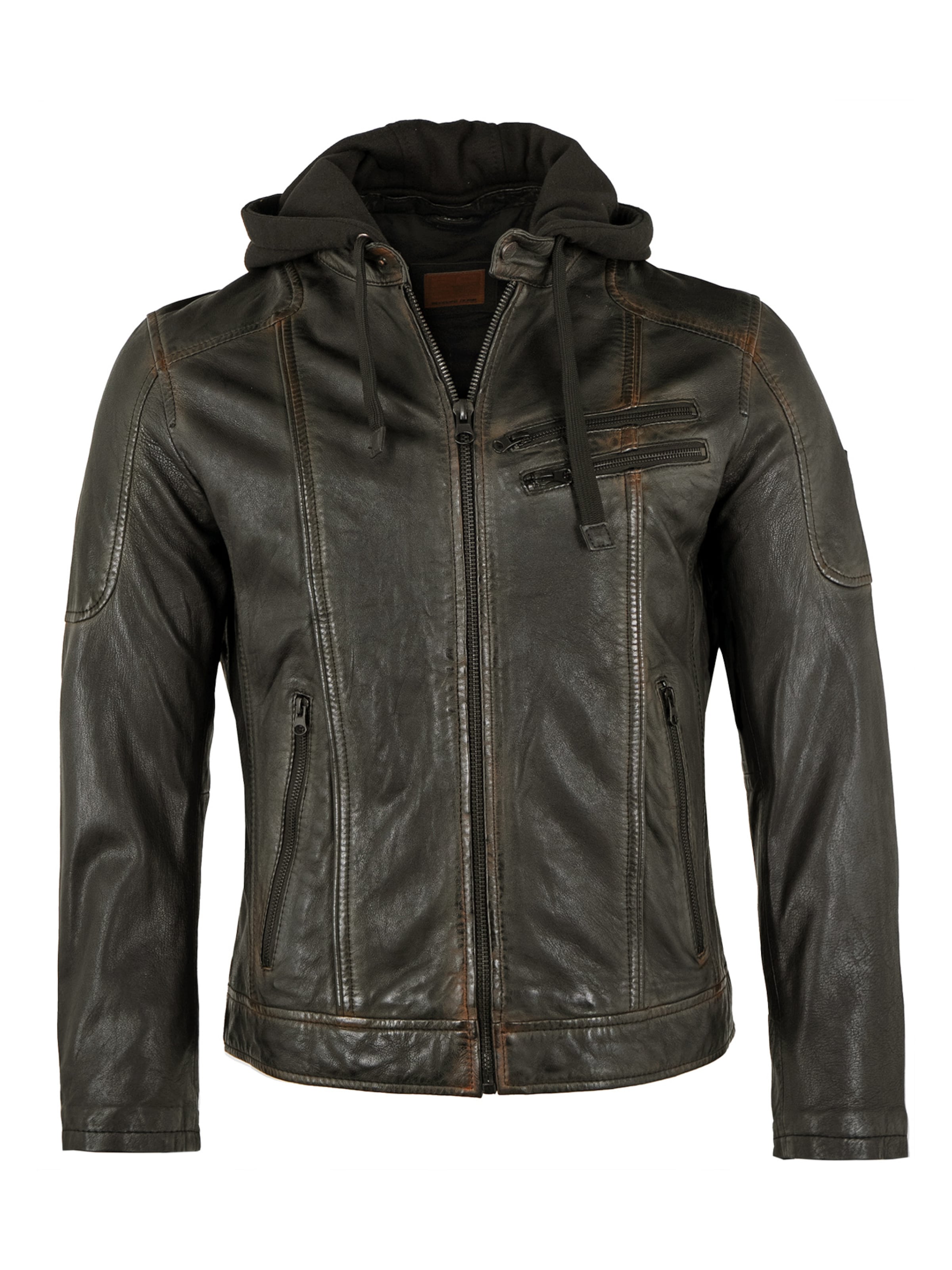 REDPOINT Übergangsjacke 'Doran'‌‌ in Schwarz: Vorderseite