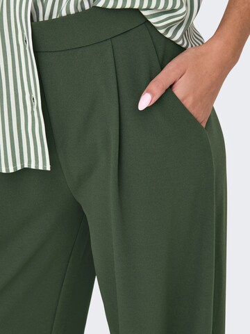 JDY Wide Leg Hose 'JDYGeggo' in Grün