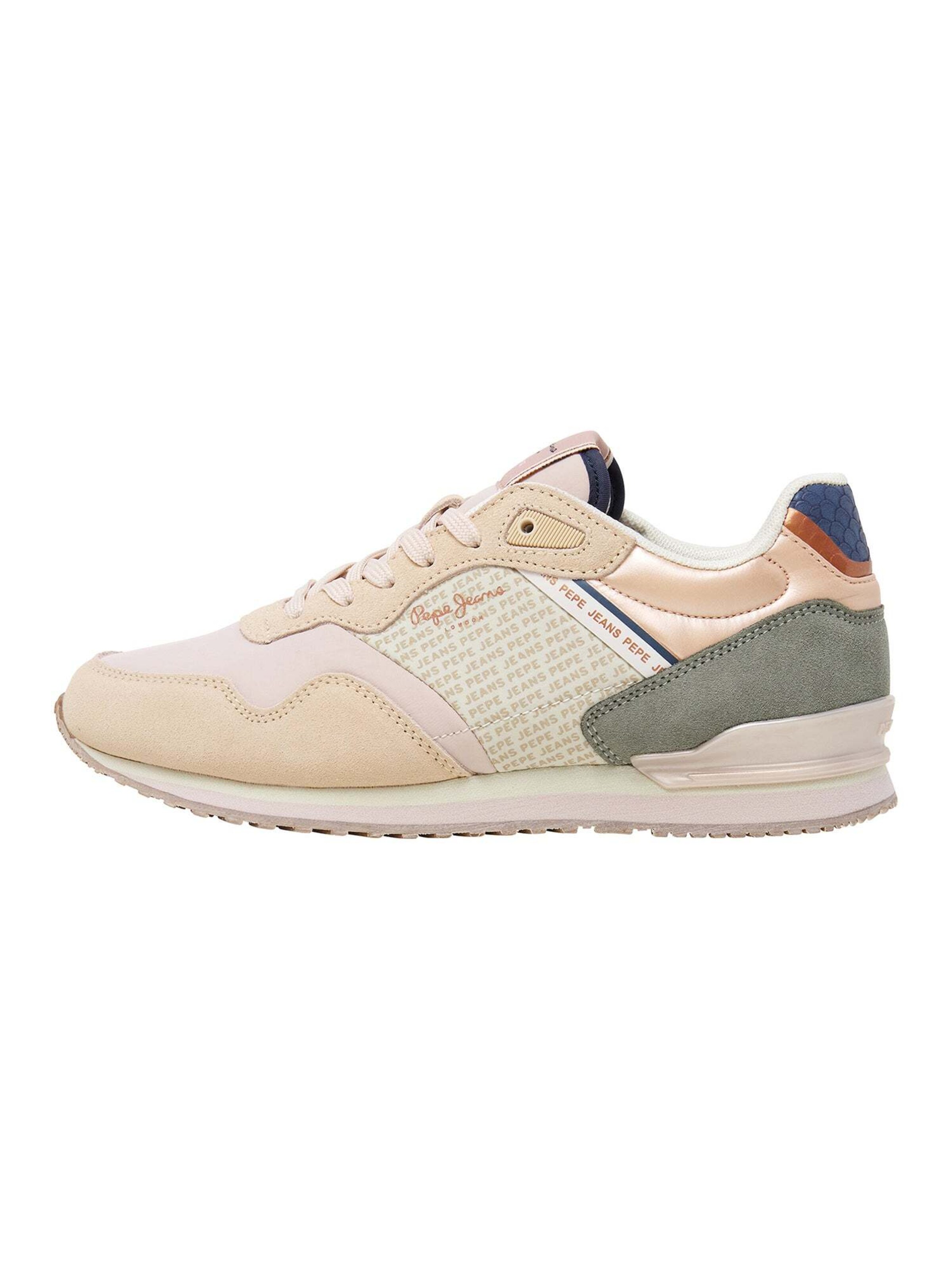 Sneaker bassa 'London' di Pepe Jeans in beige: frontale