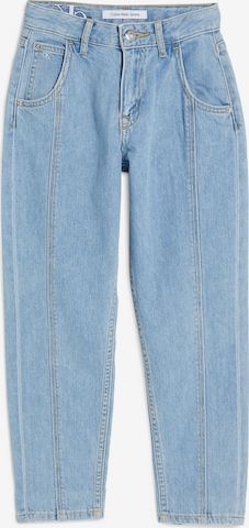 Calvin Klein JeansLoosefit Traperice 'Barrel Utility' - plava boja: prednji dio