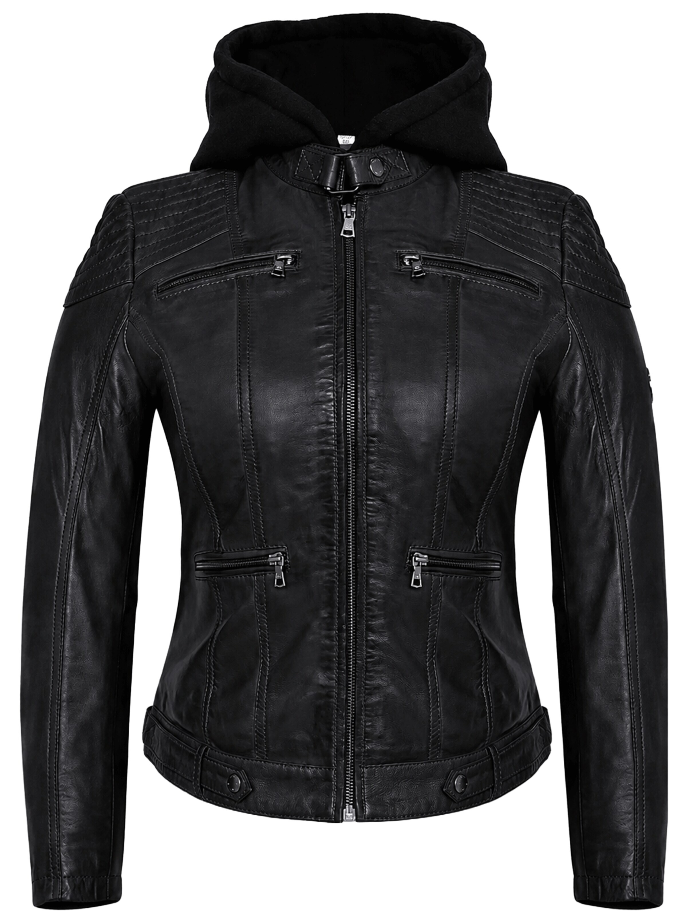 Agamaa Between-Season Jacket 'Inga' in Black: front