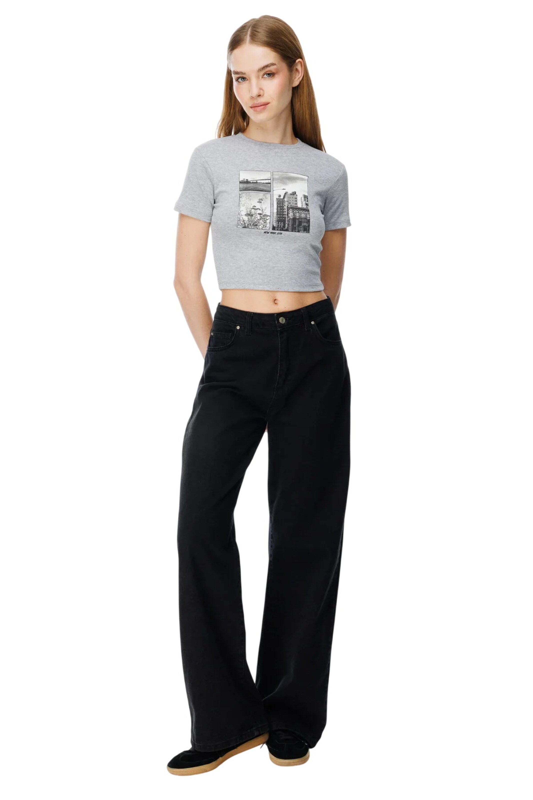 Alexa Dash Blouse in Grey