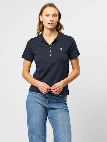 T-shirt 'Helga' U.S. POLO ASSN. en bleu : devant