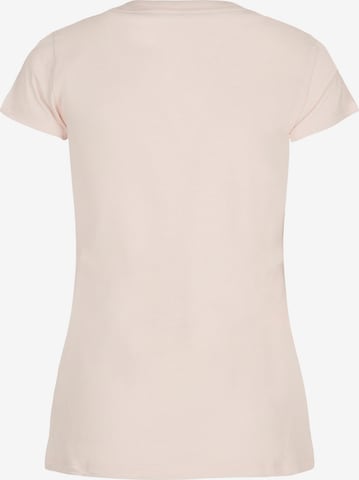 Merchcode T-Shirt 'Peanuts Chasing Snowflakes' in Pink
