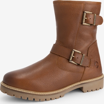 Travelin Boots 'Skelde' i brun: forside