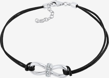 ELLI Armband 'Infinity' in Schwarz