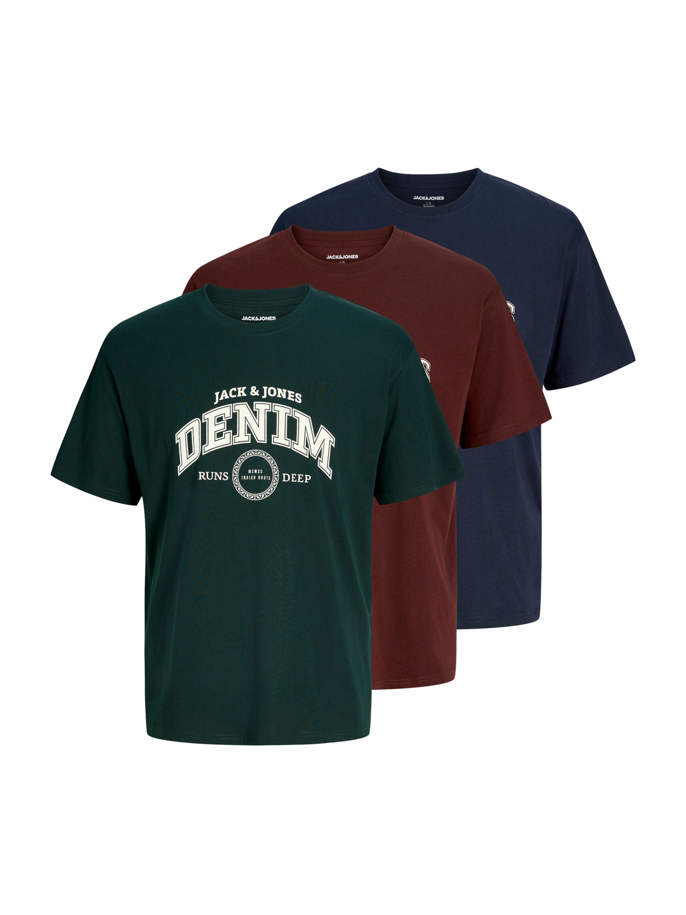 JACK & JONES - Camiseta 'JJJAM' en azul: frente