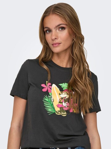 T-shirt 'DISNEY' ONLY en gris