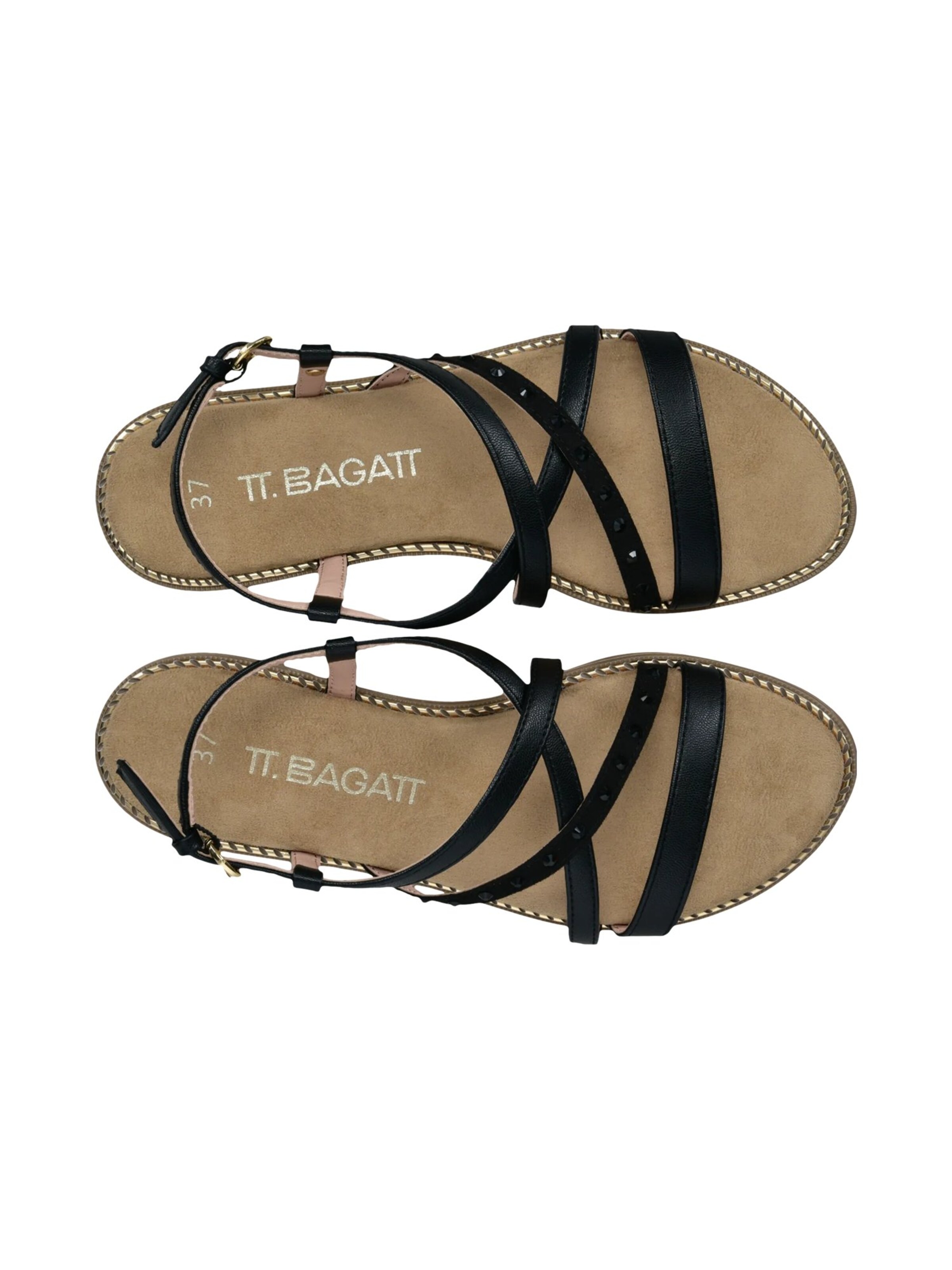TT. BAGATT Sandaler i sort